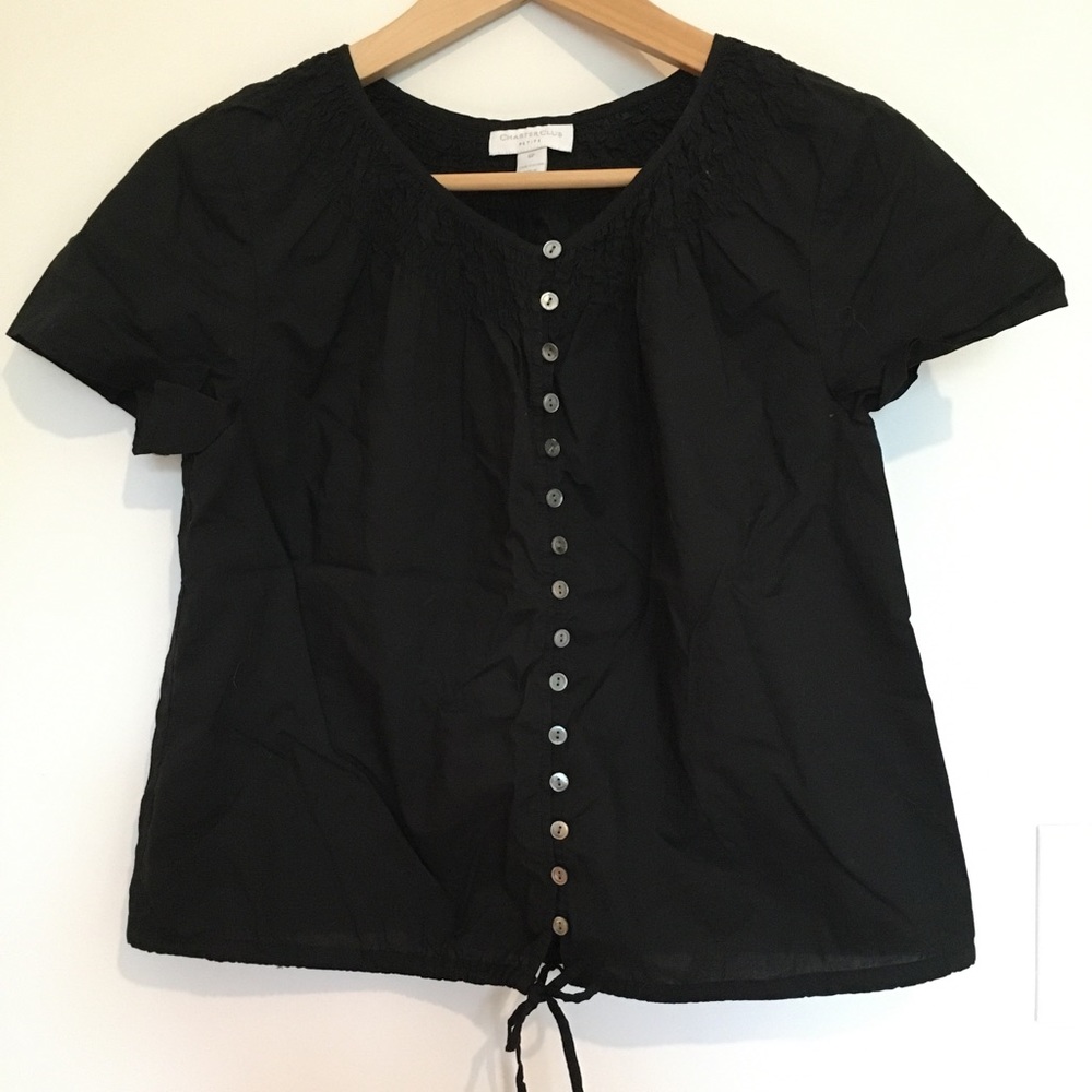 Super cute babydoll button down